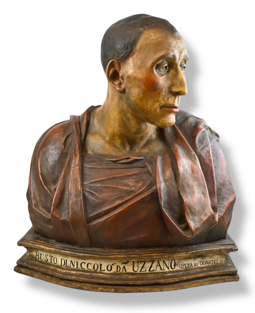 Buste En Terre Cuite De Niccolò Da Uzzano - Italie, 19e Siècle